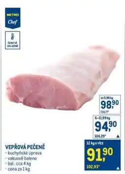 Makro VEPŘOVÁ PEČENĚ nabídka