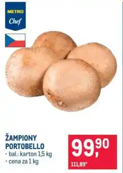 Makro Žampiony Portobello nabídka