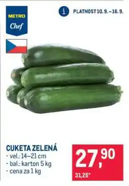 Makro Cuketa zelená nabídka