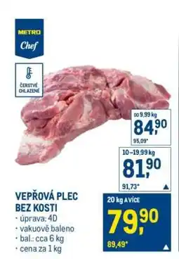 Makro Vepřová plec bez kosti nabídka