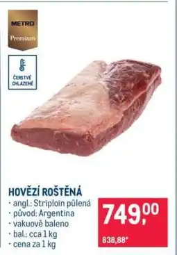 Makro Hovězí roštěná nabídka