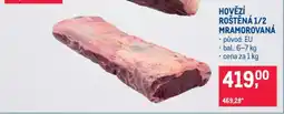 Makro HOVĚZÍ ROŠTĚNÁ 1/2 MRAMOROVANÁ nabídka