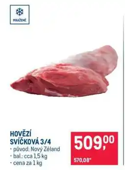 Makro HOVĚZÍ SVÍČKOVÁ 3/4 nabídka