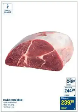 Makro Hovězí zadní ořech nabídka