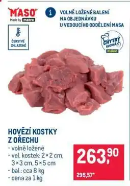 Makro HOVĚZÍ KOSTKY Z OŘECHU nabídka