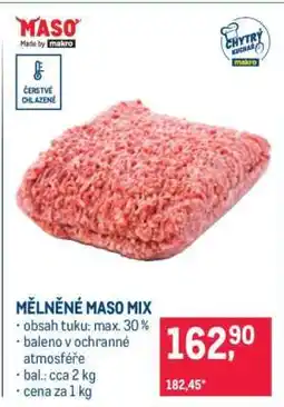 Makro Mělněné maso mix nabídka