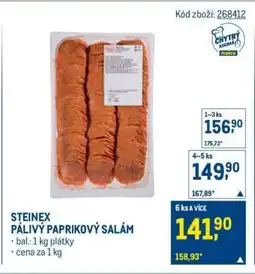 Makro STEINEX PÁLIVÝ PAPRIKOVÝ SALÁM nabídka