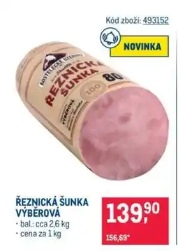 Makro Řeznická šunka výběrová nabídka