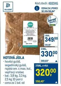 Makro Hotová jídla nabídka