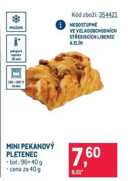 Makro MINI PEKANOVÝ PLETENEC nabídka