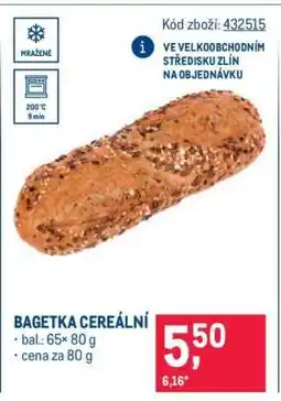 Makro BAGETKA CEREÁLNÍ nabídka