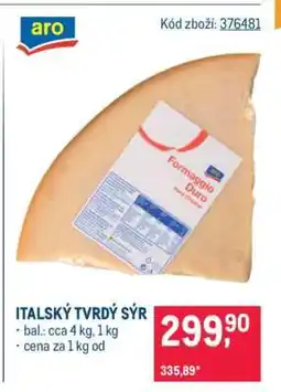 Makro Italský tvrdý sýr nabídka