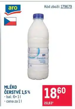 Makro Mléko čerstvé 1,5 % nabídka