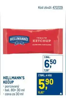Makro Hellmann’s kečup nabídka