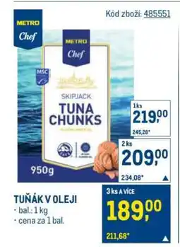 Makro Tuňák v oleji nabídka