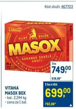 Makro VITANA MASOX BOX nabídka