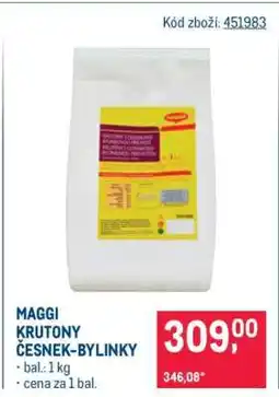 Makro MAGGI KRUTONY ČESNEK-BYLINKY nabídka
