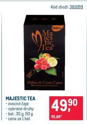 Makro Majestic Tea nabídka