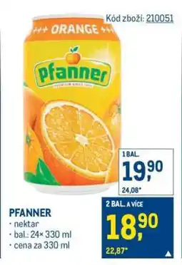 Makro Pfanner nabídka