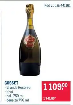 Makro GOSSET nabídka