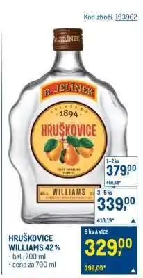 Makro Hruškovice Williams 42 nabídka