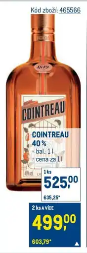 Makro Cointreau nabídka
