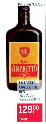 Makro AMARETTO ANGELETTO 16 % nabídka