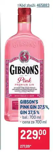 Makro Gibson’s Pink Gin 37,5 nabídka