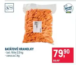 Makro Batátové hranolky nabídka