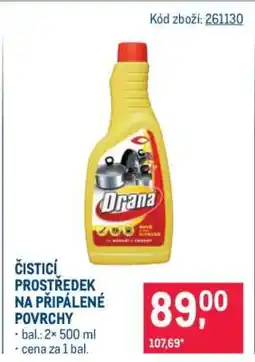 Makro Čisticí prostředek na připálené povrchy nabídka