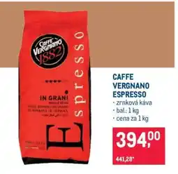 Makro CAFFE VERGNANO ESPRESSO nabídka