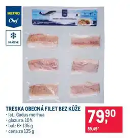 Makro Treska obecná filet bez kůže nabídka