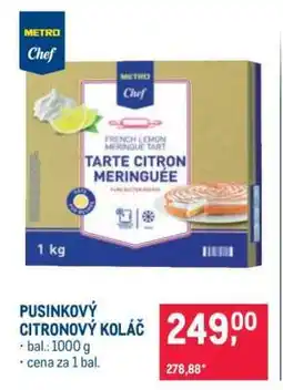 Makro PUSINKOVÝ CITRONOVÝ KOLÁČ nabídka