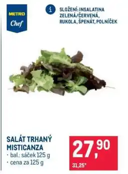 Makro SALÁT TRHANÝ MISTICANZA nabídka