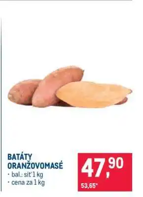 Makro Batáty oranžovomasé nabídka