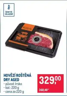 Makro HOVĚZÍ ROŠTĚNÁ DRY AGED nabídka