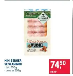 Makro MINI BERNER SE SLANINOU nabídka
