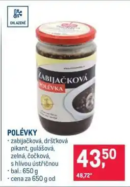 Makro Polévky nabídka