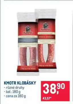 Makro KMOTR KLOBÁSKY nabídka