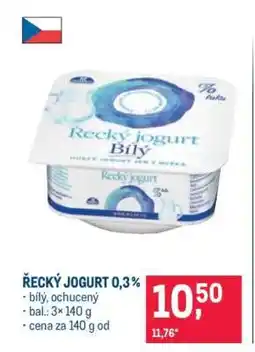 Makro Řecký jogurt 0,3 % nabídka
