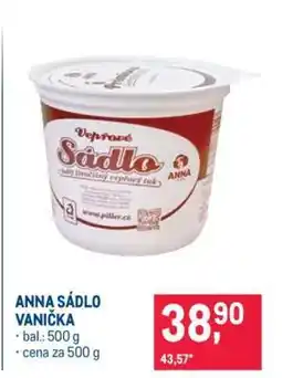 Makro ANNA SÁDLO VANIČKA nabídka