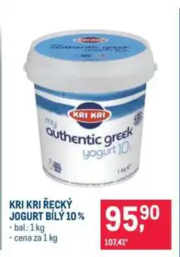 Makro Kri Kri řecký jogurt bílý 10 % nabídka
