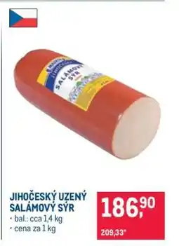 Makro JIHOČESKÝ UZENÝ SALÁMOVÝ SÝR nabídka