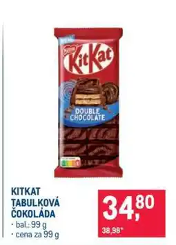 Makro KITKAT TABULKOVÁ ČOKOLÁDA nabídka