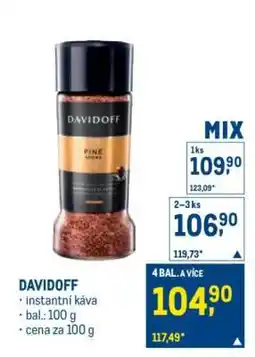 Makro Davidoff nabídka