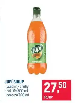 Makro Jupí sirup nabídka