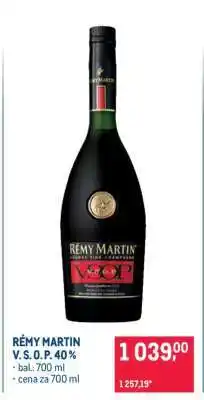 Makro RÉMY MARTIN V.S.O.P. 40 % nabídka