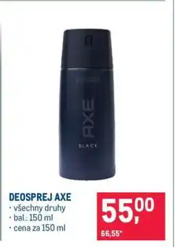 Makro DEOSPREJ AXE nabídka
