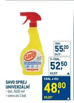 Makro SAVO SPREJ UNIVERZÁLNÍ nabídka