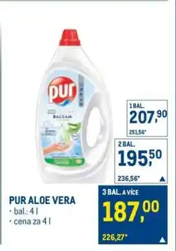 Makro PUR ALOE VERA nabídka